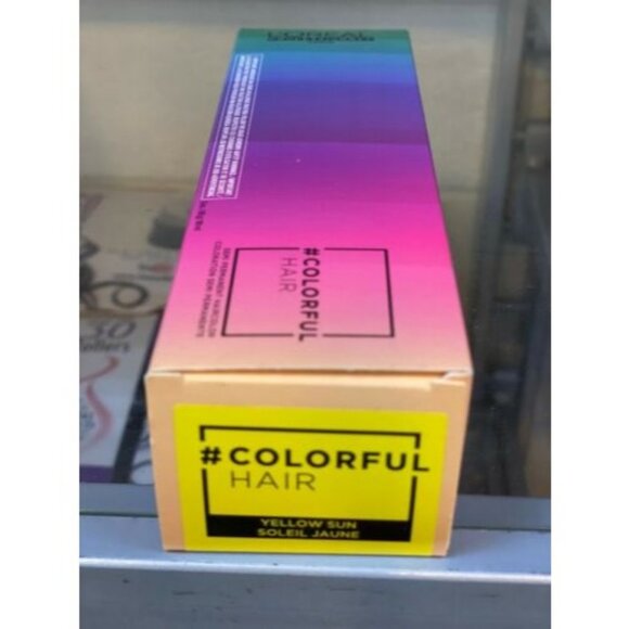 Loreal Colorful Semi-Permanent Haircolor 3 oz Yellow Sun - Picture 1 of 1